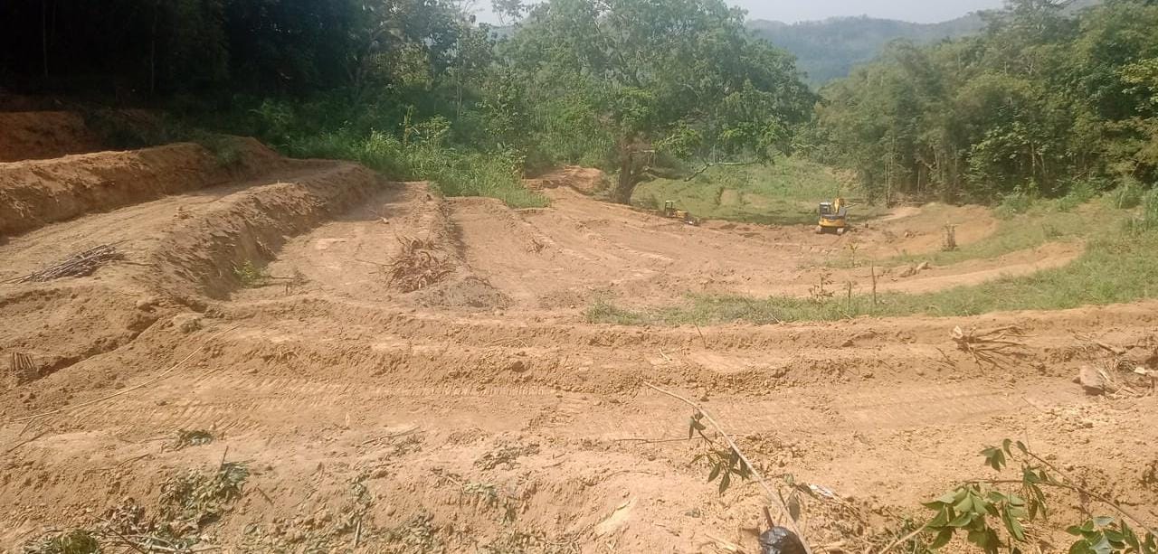 Cetak Sawah Baru Kelompok Tani Maju Padukuhan Sangkrek Telah Mencapai 100%